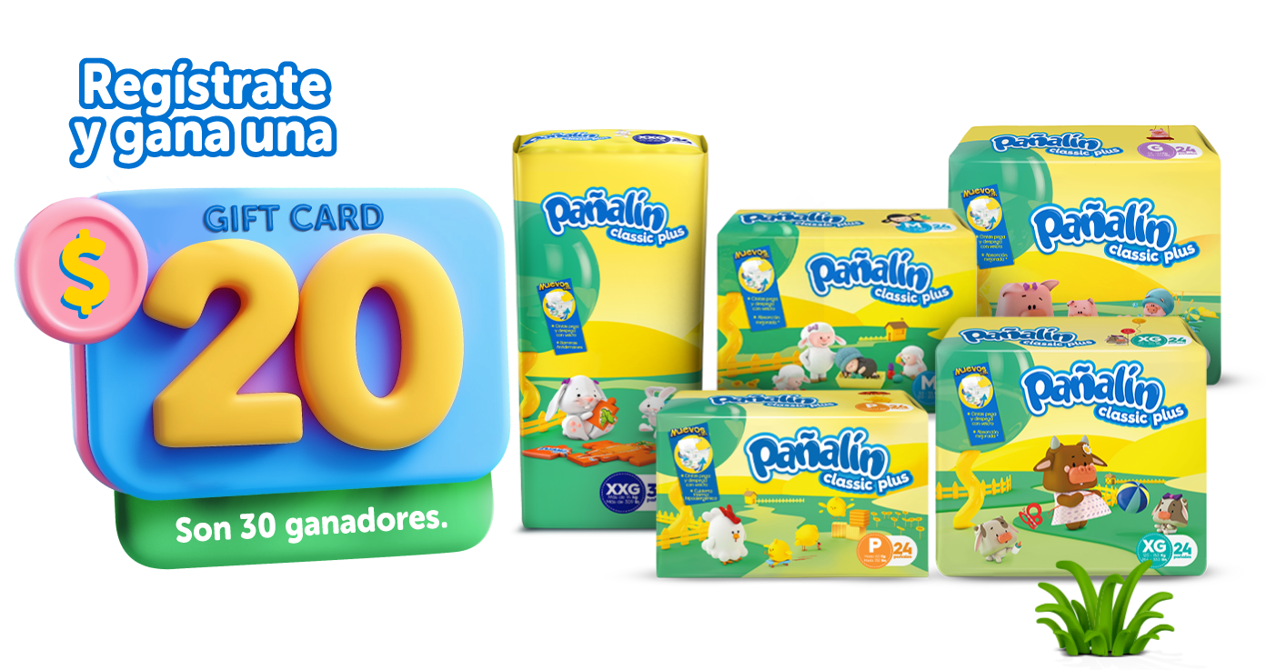 Pañalín - Regístrate y gana