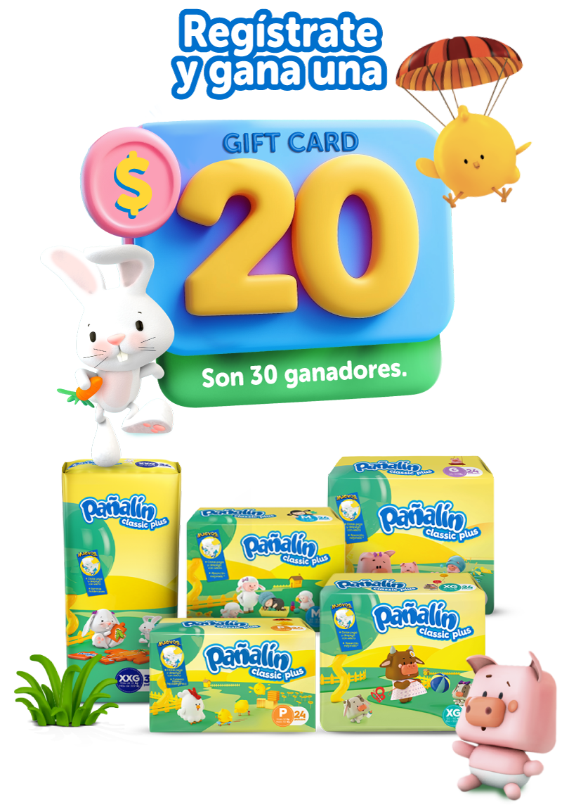 Pañalín - Regístrate y gana